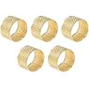 uxcell Sewing Thimbles - DIY Leather Craft Tool Set (5pcs)